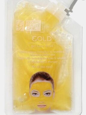 *BRAND NEW* Global Beauty Care Gold Gel Face Mask Hydration For All Skin Types